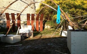 Recupero struttura in bamboo – Verso Borgofuturo 2017