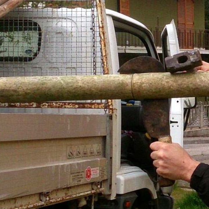 Splitting Bamboo e prima cupola in bamboo