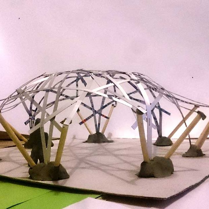 Modellini per strutture in Bamboo