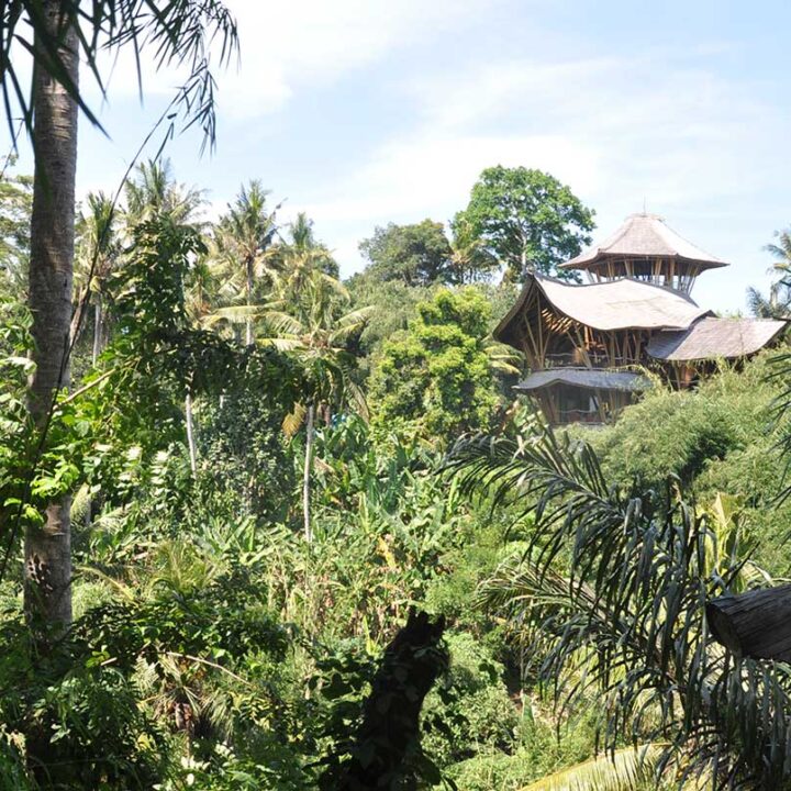 L’uomo e le costruzioni in bamboo