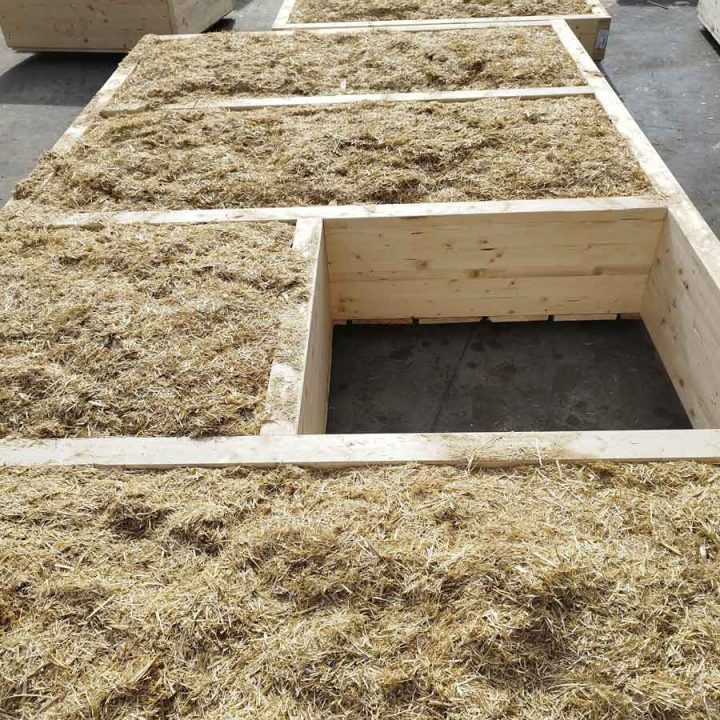 Edilizia in paglia: Pareti prefabbricate in paglia